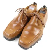 【DOKODEMO】【5積分】成色極佳 ○ Berluti Ultima Olga Era Patina 方頭繫帶皮鞋，駝色，7碼，男款，附防塵袋
