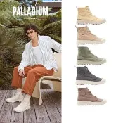 【Palladium】PAMPA HI ZIP ORGANIC拉鍊有機棉靴/休閒鞋-男鞋/女鞋-五色任選