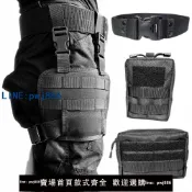 雲上精品百貨 【物美價廉】德毅營 molle戰術模塊組合腿掛板腿掛套綁腿掛包 工具腿包EDC副包