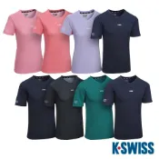 K-SWISS 吸濕排汗短袖T恤 男女 多款任選 短袖上衣 慢跑 運動 網球 匹克球