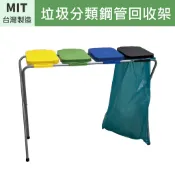 垃圾分類鋼管回收架 垃圾分類 垃圾桶 資源回收 戶外垃圾桶 垃圾袋 套桶 分類桶 寶特瓶 塑膠類 鐵鋁罐