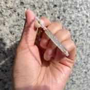 3mm天然A貨緬甸玉 冰種晴水翡翠手牌編繩設計手串hsm