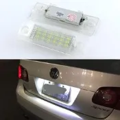 臺灣現貨2只 福斯 VW Golf plus Jetta Touran caddy T5 Passat LED 牌照燈
