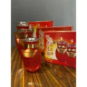 酥油鳳梨蠟燭＊果凍鳳梨蠟燭【單盒１對入】點光明燈．財運燈．１號鳳梨蠟燭．２號鳳梨蠟燭．３號鳳梨蠟燭．水晶蠟燭．香酥蠟燭