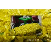 ５號雜貨屋＊(現貨 21~亮黃)迷你玫瑰花 紙花 1束12朵20元 娃娃配件 DIY娃屋 芭比迪士尼兵人各類娃皆可使用