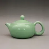 協貿國際日用品生活8館 宋瓷龍泉窯青釉茶壺 復古手工茶具茶道瓷器收藏 古玩古董仿古陶瓷