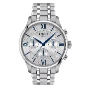 【TISSOT 天梭】Chemin Des Tourelles 杜魯爾系列 三眼計時機械錶 開學禮 送禮 推薦(T1394621103800)