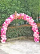 氣球拱門支架子折疊開業結婚慶典婚禮創意生日布置裝飾汽球彩虹門【林之舍】