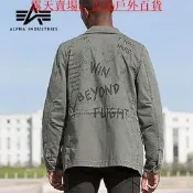 美國ALPHA阿爾法工業M65軍迷純棉野戰風衣M51修身男潮款外套【吉星戶外】