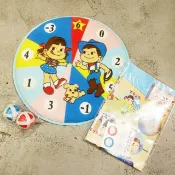 日本 不二家牛奶妹peko明治娃娃飛鏢靶組合絕版稀有稀少poko收藏布面飛鏢靶環遊世界桌遊遊戲玩具飛鏢靶小狗派對玩具