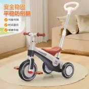 全球選品1館 生活百貨 兒童三輪車腳踏車新款童車男女寶寶腳踏車滑行嬰兒手推車音樂玩具