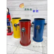 (店+)歐舍傢居 傘架 快速出貨 傘桶 造型 消防栓 仿舊 工業風 傘筒 美式 鐵藝 紅色/藍色/黃色 收納桶 批發價