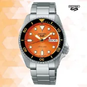 SEIKO 精工 5 Sports系列 5號復古潮流機械錶-橘38mm SRPK35K1/4R36-14B0L_SK028 送禮 禮物 推薦