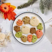 INS風男寶寶收涎餅乾/12片/18片/五種口味/彩色無糖霜餅乾/收口水/手工餅乾/造型餅乾/無色素