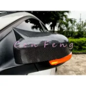 涔峰ＣＦ☆(碳纖紋 牛角) FOCUS MK3 MK3.5 後視鏡罩 後視鏡蓋 飾蓋 防刮 卡夢 牛角