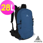 【ATUNAS歐都納】HIKE網架式透氣背包28L(A1BPGZ04藍/登山包/雙肩包/健行包/輕量登山包/低調簡約)