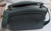 ╭✿㊣二手 Dress code Mini Moya bag blue 手提包 托特包 單肩包 側背包【13x23x16