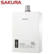 櫻花牌16L智能恆溫強排型熱水器 DH-1605A《日成廚衛》