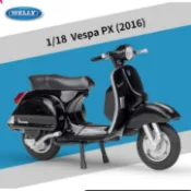 Wendy★多款 1:18 VESPA PX 946 偉士牌 威利 1/18 復古機車 機車模型 WELLY