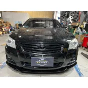 TOYOTA豐田 六代 CAMRY 07-11直上 鋼琴烤漆黑 前下巴 前鏟 前定風翼 擾流板 前鏟 前定風翼 前擾流板