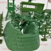 二戰軍事兵人模型套裝｜沙盤戰爭小兵人玩具｜塑膠士兵公仔 軍隊對戰場景模型 兒童益智收藏擺件