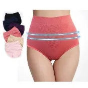 【AREXSPORT】涼感束腹內褲 無痕內褲 無縫內褲 中高腰內褲 提臀高腰褲 女三角褲(涼感纖維 台灣製)