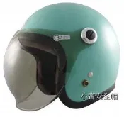 【小齊安全帽】gp5 319 泡泡鏡 蒂芬妮綠 復古帽  半罩式  安全帽 內襯可拆洗 贈原廠帽袋