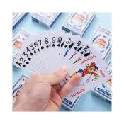 (店+)加厚撲克牌 紙質手牌 耐摺不沾牌 德州撲克 桌遊聚會必備 好洗好用 不易斷 橋牌 紅點 台灣出貨