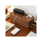 (店+)電線收納盒 插座電源線集線盒 插線板桌面理線盒 插排遮擋裝飾遮醜盒 數據機收納盒 分享器收納盒 路由