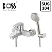 【雙十煥新大賞】【Boss Hardware】108066 不銹鋼沐浴龍頭 日本陶瓷芯片 SUS304不銹鋼 水龍頭