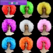 💎💎💎爆炸假髮 球迷假髮 搞笑裝扮 乞丐假髮 整頂假髮 非主流 殺馬特 葬愛家族 升級款大爆炸頭假髮套搞笑搞怪捲髮