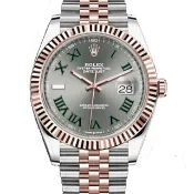 Rolex 勞力士 126331 新款 Datejust 綠羅馬 玫瑰金-41mm