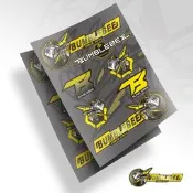 限量 黃蜂 機械蜂 防水 貼紙 Bumblebee 川澤 排氣管 黃蜂管 黃蜂圖案 車身 機車 白鐵管 防燙蓋 黑鐵管