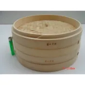 有發票/東昇瓷器餐具=菊川本味9吋竹蒸籠串底  三層一蓋