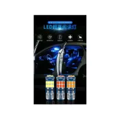 (店+)(領券最高折150 公司貨附發票) T10 W5W 15SMD 3030行車小燈 閱讀燈 牌照燈 解碼無極性 汽車 單面