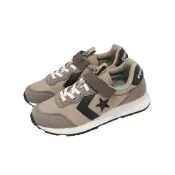 Converse 休閒鞋 Omega Trainer 1V 中大童 小朋友 卡其 黑 魔鬼氈 麂皮 A16560C