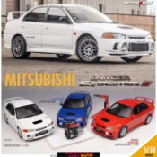 獅子國際購 {保固一年 可打統編}MOToRHELIX MH 1:18三菱藍瑟EVO4代 IVEvolution合金全開汽車模型