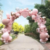 【❤️台灣出貨❤️】 2026結婚拱門 氣球支架 全套 農村大門口 室外庭院 佈置裝飾 單元門別墅