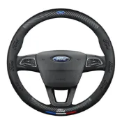 (店+)福特車專用 防滑透氣真皮方向盤套 FOCUS MK2 MK3 MK4 KUGA TERRITORY