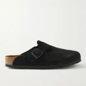 (店+)【BIRKENSTOCK 勃肯】Birkenstock 勃肯拖鞋 Boston Suede Clogs SFB