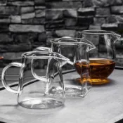 ✨藏物玩家✨加厚耐熱玻璃公道杯 茶漏一體過濾網 小青柑分茶器 泡茶壺功夫茶