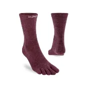 【Injinji】Liner羊毛中筒內襪NX[石榴紅]NAA2908(五趾襪 中筒襪 羊毛襪 登山襪)