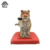 【QQ公仔物語】【NB057】【現貨滿千免運】 朝隈俊男 Animal Life 招財野生大貓2 單賣 花豹