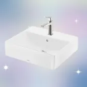 (店+)【TOTO】TOTO 台灣東陶 L710CGUR 檯面上臉盆 檯面盆 台灣原廠公司貨 50CM臉盆 TLG10301P臉盆用單槍龍頭