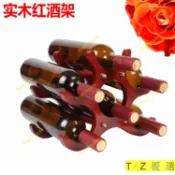 創意歐式實木紅酒架裝飾品 傢用吧臺洋酒架 客廳擺設葡萄酒架