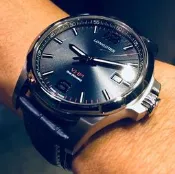 【錶帶家】代用浪琴 LONGINES VHP 沛納海 20mm 22mm 24mm 26mm 加厚藍色黑色義大利牛皮錶帶