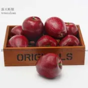 (MOLD-A_073)高仿真水果假水果蔬菜模型食品模型櫥柜裝飾品加重進口紅蘋果蛇果