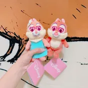 （一組）吊飾娃🔥現貨 🇯🇵 「日本帶回」正版 迪士尼 Disney 花栗鼠 奇奇蒂蒂 克莉絲 愛心眼鏡系列 吊飾 玩偶
