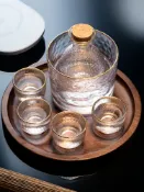 協貿國際日用品生活1館 日式喝酒杯子酒壺清酒杯白酒杯燒酒杯果酒清酒米小梅子酒杯具果燙