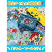 現貨🇯🇵 日本限定 迪士尼 小美人魚 艾莉兒 官方商品 透明收納包 小袋 髮夾 比目魚 髮帶 Disney